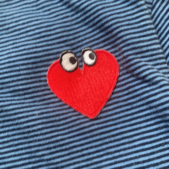 Lauren Moshi Stripped Heart Shirt - Picture 3 of 4